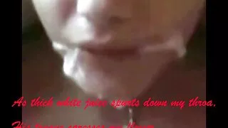 Con vịt bị đánh đập trong một miệng gostinnoy sec doi vo Nhào lộn và một ly bia